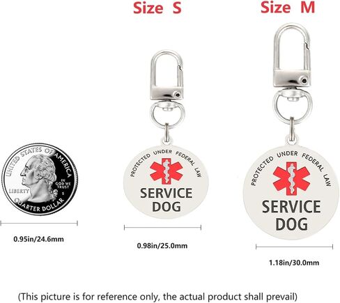 لا تقم بتصحيح Pet 2 PCS معرف خدمة الكلب التي تعلق بسهولة على ذوي الياقات البيضاء ، وتسخير (متوسطة 1.50 × 5.12) in Kuwait