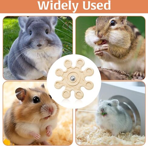 Chinchilla Teething Toy Flower Style Chinchilla Toys, Rotation Hamster Toys Supplies Cage Accessories Interactive Tool, Wheel Helps Hamsters Develop Intelligence in Saudi Arabia