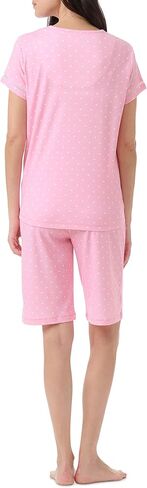 Karen Neuburger Womens Radiant Comfort 2pc Ss Bermuda مجموعة | ملابس أنيقة زائد الحجم in Saudi Arabia