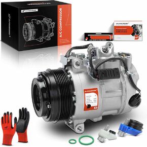 A-Premium Air Conditioner AC Compressor with Clutch Compatible with Mercedes-Benz C250 2012-2015 1.8L, W205 Series C300 2014 3.5L, R172 Series SLK250 2012-2015 1.8L, W166 Series ML350 2012 3.5L in Kuwait