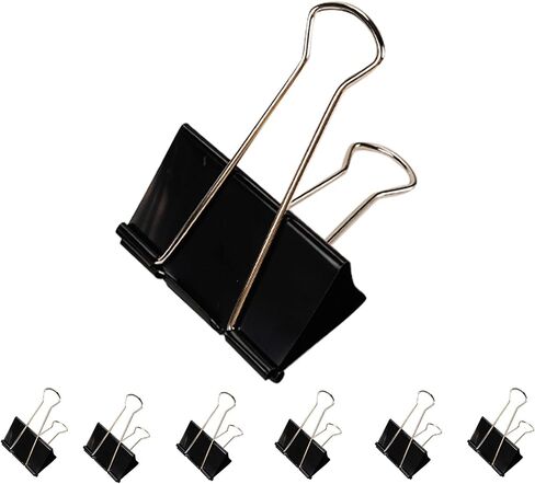 Jumbo Binder Clips 3 Inch - Extra Large Binder Clips 12 Pack, Heavy Duty Office Binder Clips for Paper, Documents, School & Office Supplies (12, 3 inch) in Saudi Arabia