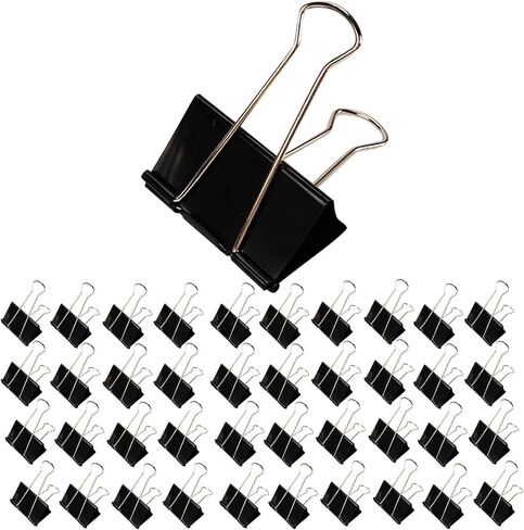 Jumbo Binder Clips 3 Inch - Extra Large Binder Clips 12 Pack, Heavy Duty Office Binder Clips for Paper, Documents, School & Office Supplies (12, 3 inch) in Saudi Arabia