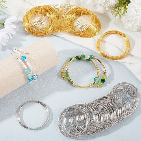 400 حلقات ذاكرة سلك الأسوار المجوهرات ذاكرة سلك الأسلاك السلك سلك الصلب الأسلاك الديكور نتائج لمجوهرات صنع اللوازم الأسلاك DIY حلقات سوار من طوق الالتفاف in Kuwait