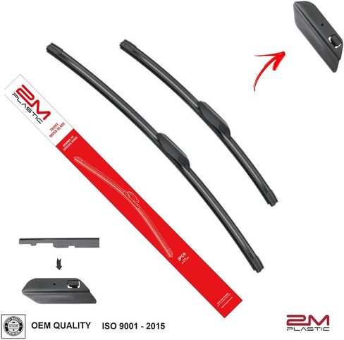 Front Windshield Wiper Blades For Mercedes EQS 450+ - 580-53 AMG - AMG SUV MODELS Premium All-Season OE Quality 2M PLASTIC in Saudi Arabia