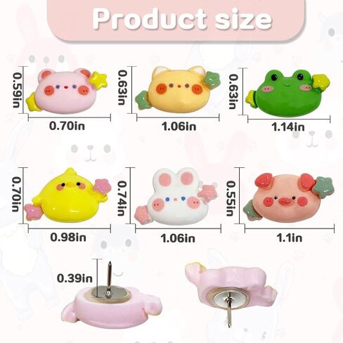 30 Pcs Sea Animal Push Pins，Cute Decorative Sea Horse Starfish Ocean Themed Pushpin for Cork Board，Bulletin Board ，Photo Wall, Map School Office and Home Decor in Saudi Arabia