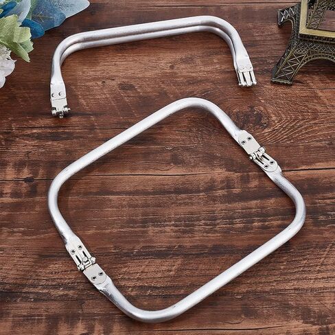 chgcraft 2pcs 236mm محفظة الألومنيوم إطار قبلة Clasp إطار أنبوبي أنبوبي على شكل حرف U إطار القابض المجمع على شكل حقيبة عشاء Craft ، فتح 236x203x10mm in Kuwait