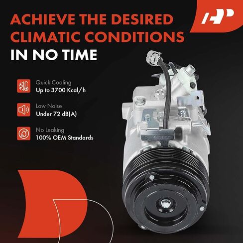 مكيف الهواء A-premium ضاغط AC مع القابض متوافق مع Mercedes-Benz C250 2012-2015 1.8L ، W205 Series C300 2014 3.5L ، R172 Series SLK250 2012-2015 1.8L ، W166 Series ML350 2012 3.5L in Saudi Arabia