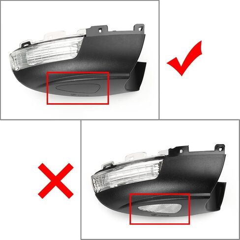 GZYF CAR EXTRION LEARVINGER MIRROR ANDROR ANDROR ANDROW ANDREL LIGHTING FOR SKODA YETI 2010-2016 ، for VW for Tiguan 2008-2016 ، for Sharan 2011-2016 ، for seat alhambra 710 711 2011-2016 ، 1 pair in Kuwait