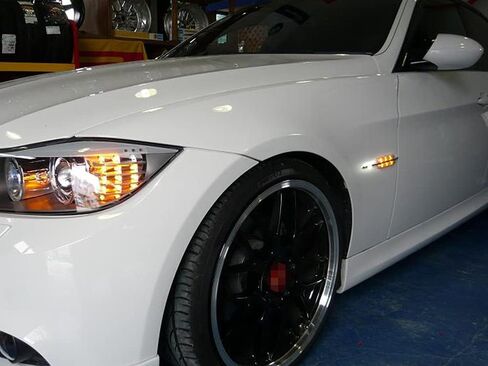 iJDMTOY Clear Lens Amber/White Full LED Fender Side Marker Light Kit Compatible With BMW 1 3 5 Series (E82 E88 E90 E91 E92 E60), Replace OEM Clear/Amber Sidemarkers in Saudi Arabia