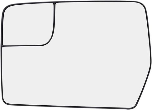 Brock Replacement Driver Mirror Glass & Base w/Spotter Glass compatible with 2011 2012 2013 2013 F150 & SVT Raptor Pickup Truck in Saudi Arabia