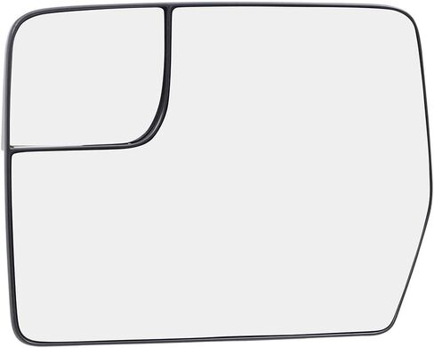 Brock Replacement Driver Mirror Glass & Base w/Spotter Glass compatible with 2011 2012 2013 2013 F150 & SVT Raptor Pickup Truck in Saudi Arabia