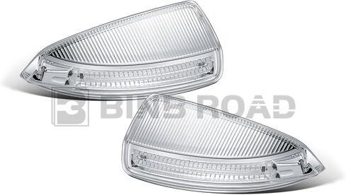 2Pcs Turn Signal LED Door Wing Side Mirror Light 2048200821 + 2048200721 Compatible with Mercedes Benz W204 C300 C350 C63 AMG 2008-2009 in Saudi Arabia