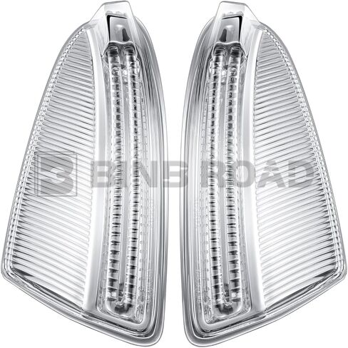 2Pcs Turn Signal LED Door Wing Side Mirror Light 2048200821 + 2048200721 Compatible with Mercedes Benz W204 C300 C350 C63 AMG 2008-2009 in Saudi Arabia