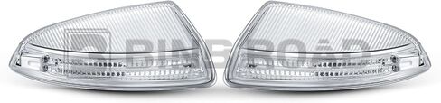 2Pcs Turn Signal LED Door Wing Side Mirror Light 2048200821 + 2048200721 Compatible with Mercedes Benz W204 C300 C350 C63 AMG 2008-2009 in Saudi Arabia