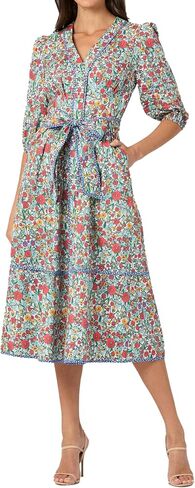 Shoshanna Women's Bloomsbury Floral Highland Dress in Saudi Arabia