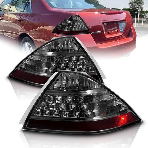 AmeriLite 4 Door Taillights Smoke (No Led Kit) Pair For Honda Accord - Passenger and Driver Side in Saudi Arabia