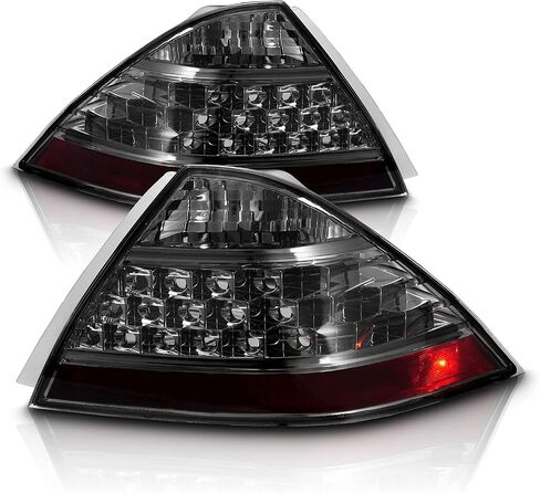 AmeriLite 4 Door Taillights Smoke (No Led Kit) Pair For Honda Accord - Passenger and Driver Side in Saudi Arabia