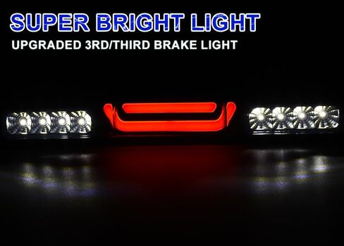 LED 66 LED 3rd Brake Light ، متوافق مع 99-06 Chevy Silverado/99-06 GMC Sierra 1500 2500HD 3500 High Mount Stop Light Light Light مصابيح شحن الفرامل الثالثة in Saudi Arabia