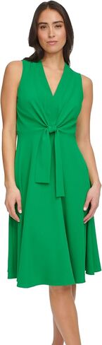 Tommy Hilfiger Women's Women's Frong Front Tie A-Line Midi Dress in Saudi Arabia