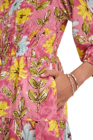 Velvet by Graham & Spencer Women's Sharlene Garden Print Dress in Saudi Arabia