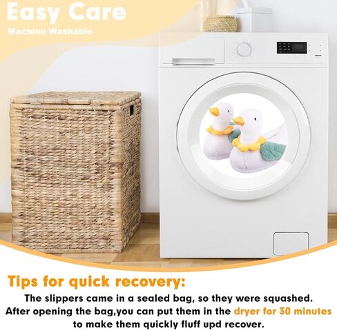 ARELUX Animal Slippers Cotton Adult Unisex, Cute Novelty Duck Pig Cat Plush House Shoes with Non-Slip Sole, Warm Fuzzy Lining for Indoor Outdoor Cosplay Party Gift in Saudi Arabia