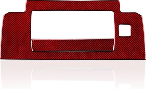Car Carbon Carbon Secal Recal Box Box Cover Cover Interior Trim to Chevrolet Silverado/GMC Sierra 1500 2500HD 3500HD 2014-2018 Accessories （Red） in Kuwait