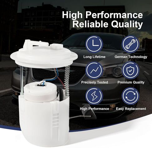 Electric Fuel Pump Module Assembly Compatible with 2011-2014 Chrysler 200 2007-2010 Sebring 2008-2014 Dodge Avenger L4 2.4L V6 2.7L 3.5L Gas Replace E7210M VANBOL0137 with Sending Unit O-ring in Saudi Arabia