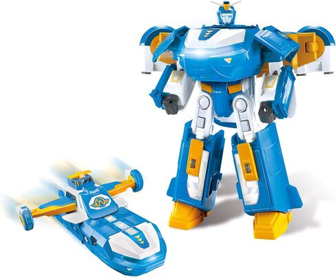 Super Wings World Aircraft Playsets | Season 6 New Air Moving Base | Airplane Toys Mini Plane Transformable Toys | Transform Aircraft to Robot | Preschool Toy Plane Set for 3 4 5 Year Old Boys Girls in Saudi Arabia