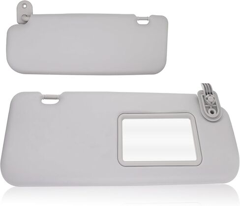 85210-1R000 Driver Side Sun Visor Fits for Hyundai Accent 1E 2011 2012 2013 2014 2015 Replaces 85210-1R000 Front Left Sun Protection Shade Gray in Saudi Arabia