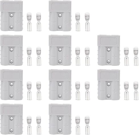 10PCS Accuracy Anderson 10pcs 50A,10pcs Battery Power Connector 50A 600V 16mm² 6AWG Cable Terminal in Saudi Arabia