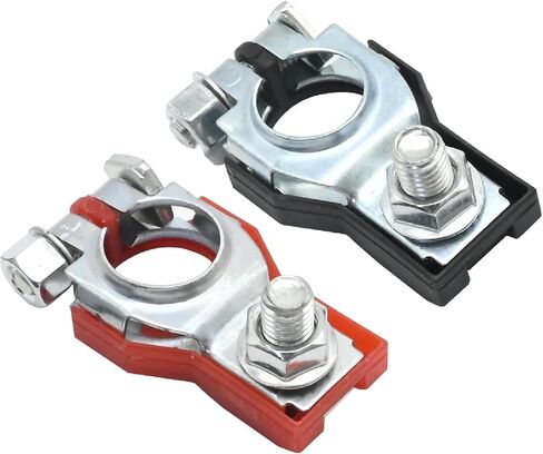 2PCS طرفية بطارية الموصلات السلبية والإيجابية كبل البطارية ، استبدال Nissan Cube 2009 2010 2011 2013 2013 2014 ، يحل محل 90982-06022 90982-05035 in Saudi Arabia
