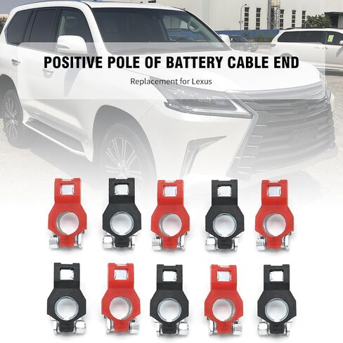 2PCS طرفية بطارية الموصلات السلبية والإيجابية كبل البطارية ، استبدال Nissan Cube 2009 2010 2011 2013 2013 2014 ، يحل محل 90982-06022 90982-05035 in Saudi Arabia