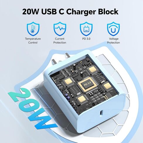 i Phone 16 15 Charger Fast Charging, 3 Pack 100W 10FT USB C Cable with Type C Chargers, USB C Charger Block for i Phone 15/16 Pro/Max/Plus, Pad Air, Pad Pro, Samsumg (Purple Black Red) in Kuwait