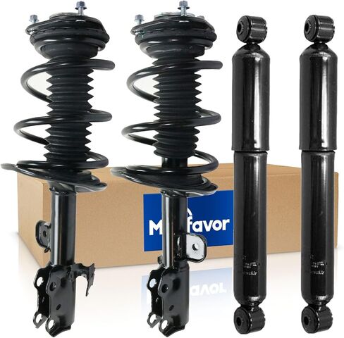 Maxfavor Front Rear Complete Struts Shock Absorbers fit for Toyota RAV4 2006 2007 2008 2009 2010 2011 2012 3.5L, Loaded Sturts Shocks Suspensions Amortiguadores in Saudi Arabia