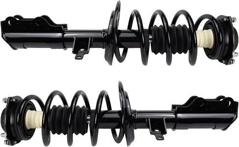 TRQ Front Strut & Coil Spring Assembly Set Driver & Passenger Sides Compatible with 17-19 Cadillac XT5 17-21 GMC Acadia in Saudi Arabia