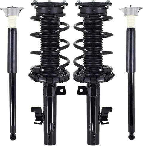 PM Auto Set of 4 Front Quick Complete Strut-Coil Spring Assembly-Rear Complete Shock Absorber Kit For 2004-2009 Mazda 3 in Saudi Arabia