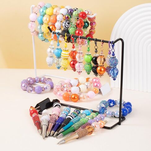 280 Pcs Beads for Pens, Bubblegum Beads Mixed Crystal Resin, Bead for Beadable Pen, Perfect for Pen Decorations, Keychains, Bracelets, and Jewelry Making in Saudi Arabia