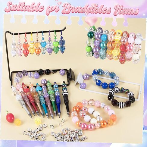 280 Pcs Beads for Pens, Bubblegum Beads Mixed Crystal Resin, Bead for Beadable Pen, Perfect for Pen Decorations, Keychains, Bracelets, and Jewelry Making in Saudi Arabia