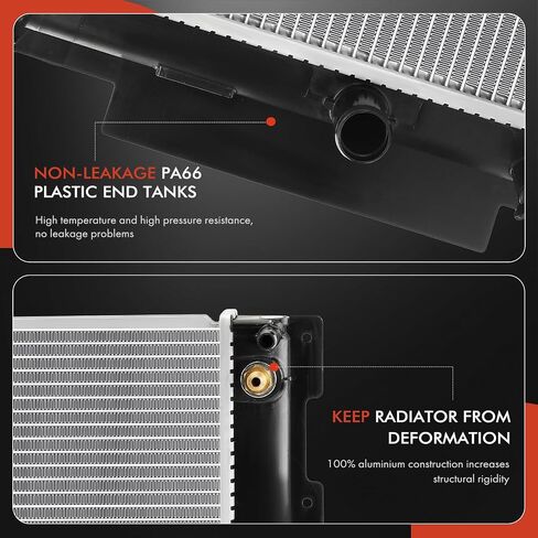A-Premium Engine Coolant Radiator Assembly with Transmission Oil Cooler Compatible with Scion tC 2011-2016 2.5L, Automatic Transmission, Replace# 1640036180 in Saudi Arabia