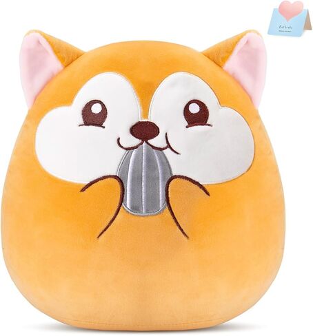 Athionsu مقاس 14 بوصة Cat Plush Plush Plush Plush Soft و Ruged Lucked Toy For Toddler Girls and Boy in Kuwait