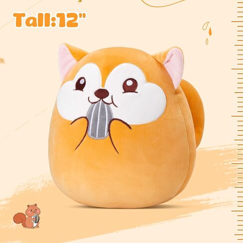 Athionsu مقاس 14 بوصة Cat Plush Plush Plush Plush Soft و Ruged Lucked Toy For Toddler Girls and Boy in Kuwait