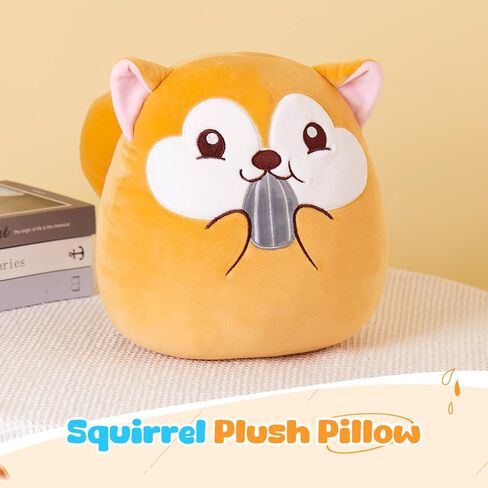 Athionsu مقاس 14 بوصة Cat Plush Plush Plush Plush Soft و Ruged Lucked Toy For Toddler Girls and Boy in Kuwait