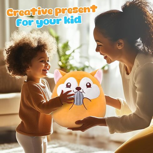 Athionsu مقاس 14 بوصة Cat Plush Plush Plush Plush Soft و Ruged Lucked Toy For Toddler Girls and Boy in Kuwait