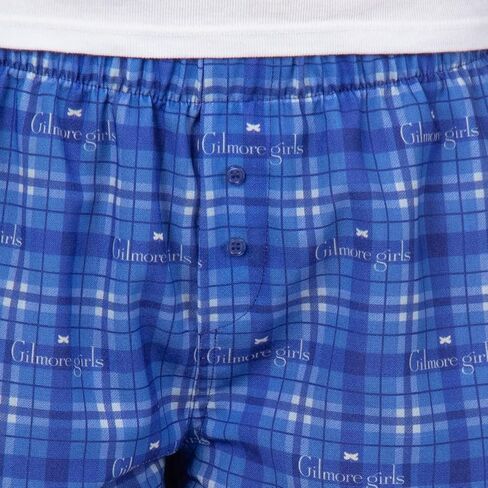 Gilmore Girls Women's Chilton Plaid Dragonfly Sleep Pajama Boxer Shorts Boyshorts in Saudi Arabia