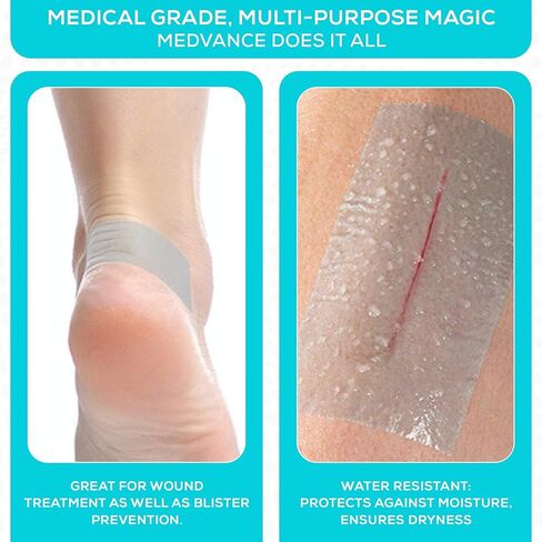 MedVance Silicone Tape 2" Wide Soft with Perforation and Cuttable (1 Pack, 1.5 Yards) in Saudi Arabia