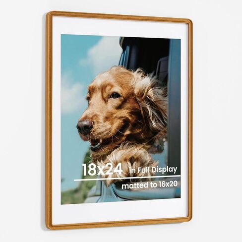 Axeman 11x14 إطارات صور خشب الجوز الصلبة مع 8x10 مع زجاج مقسى من أجل معلق الجدار ، الشاشة الرأسية أو الأفقية ، إطار صور خشبي عتيقة مع زوايا مستديرة للديكور المنزلي in Kuwait