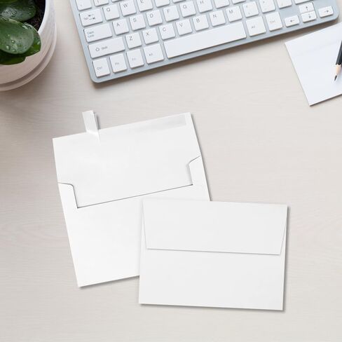 LUXPaper A7 Invitation Envelopes | Peel & Press | 5 1/4" x 7 1/4" | Baby Blue | 80lb. Text | 500 Qty in Saudi Arabia