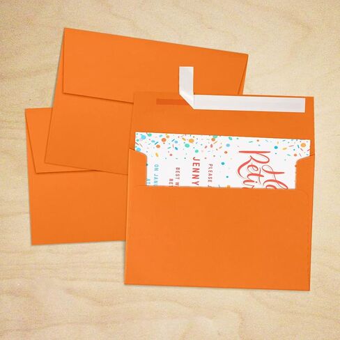 LUXPaper A7 Invitation Envelopes | Peel & Press | 5 1/4" x 7 1/4" | Baby Blue | 80lb. Text | 500 Qty in Kuwait