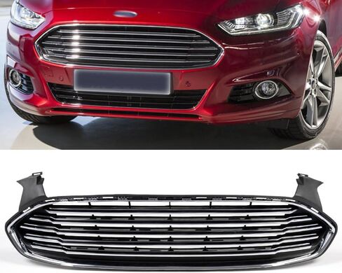 Grand Orange Front Bumper Grille Assembly متوافق مع Ford Fusion 2013 2014 2015 2015 يحل محل DS7Z8419AA FO1200553 in Kuwait