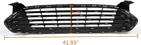 Grand Orange Front Bumper Grille Assembly متوافق مع Ford Fusion 2013 2014 2015 2015 يحل محل DS7Z8419AA FO1200553 in Kuwait